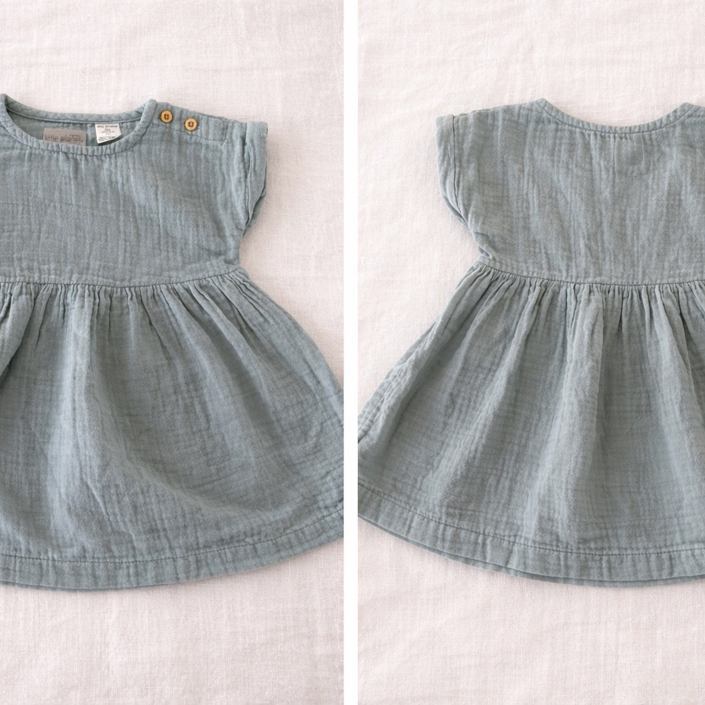 Little Planet by Carter’s Organic Cotton Muslin Dress 6M